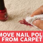 Move nail polish from carpet