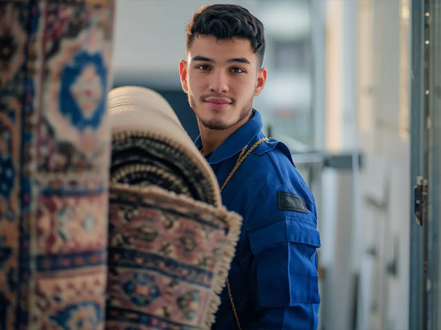 rug pick up delivery