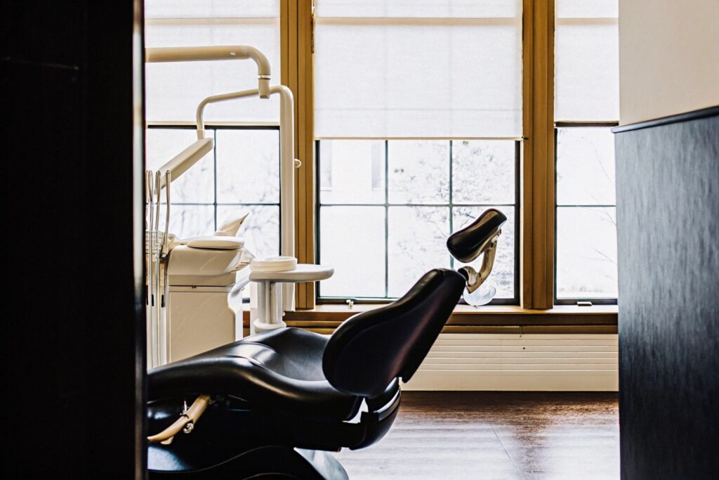 Disinfected dental office interior in New York City