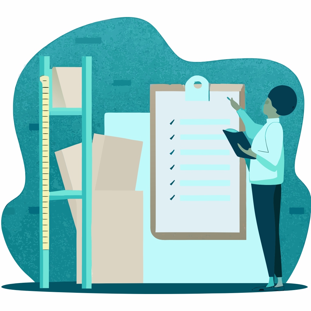 Home organization consultation with professional assessment and planning of living space