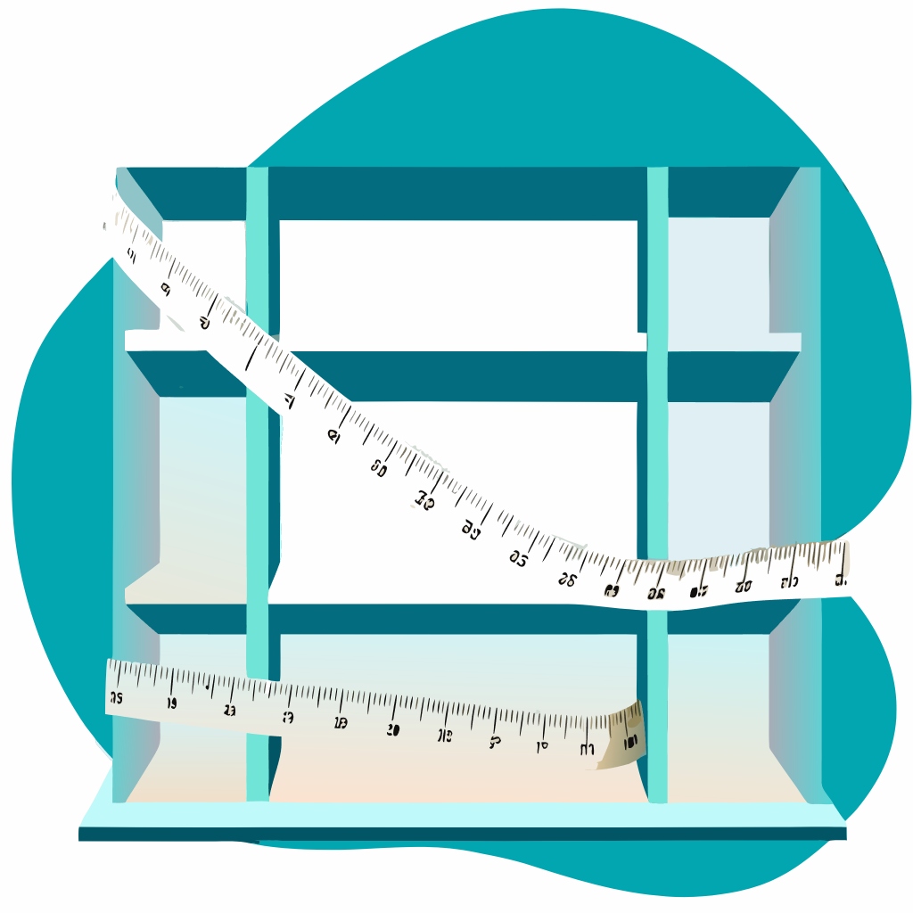 Measuring closets and storage areas to design efficient home organization systems